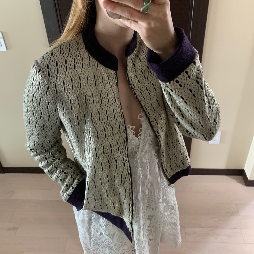 Emerson silver jacket